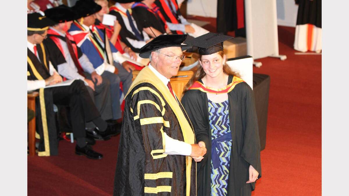 Graduating from Charles Sturt University with a Bachelor of Veterinary Biology/Bachelor of Veterinary Science is Megan Rowles. Picture: Daisy Huntly