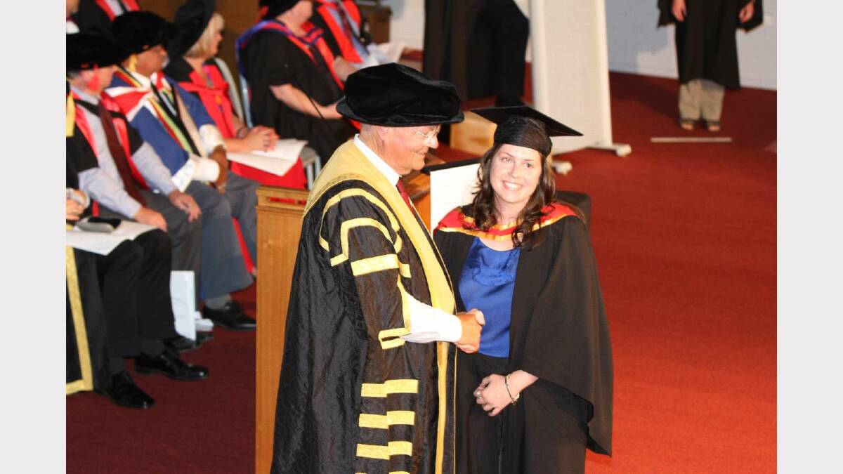 Graduating from Charles Sturt University with a Bachelor of Science is Maree Scali. Picture: Daisy Huntly