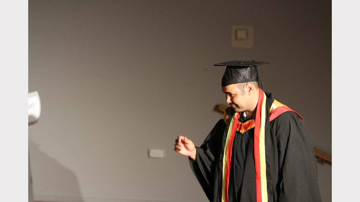 Graduating with a Bachelor of Health Science (Mental Health) is Anthony Paulson. Picture: Daisy Huntly