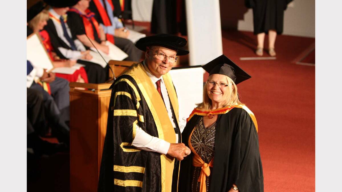 Graduating from Charles Sturt University with a Bachelor of Nursing is Julie Sing. Picture: Daisy Huntly