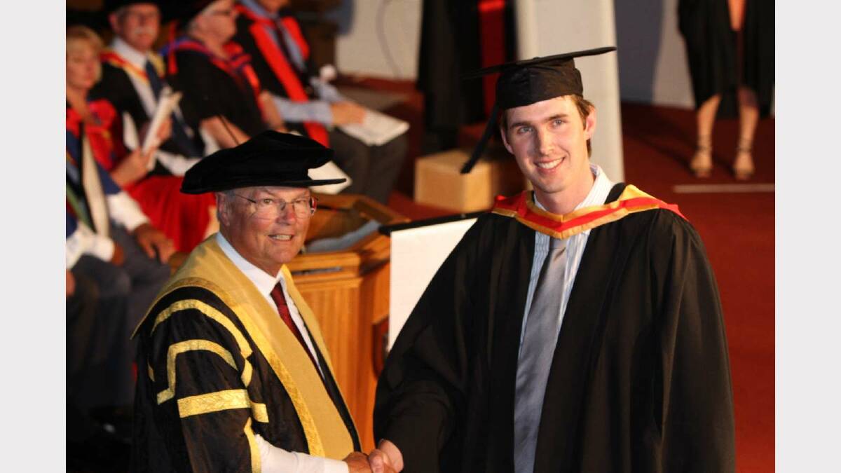 Graduating from Charles Sturt University with a Bachelor of Veterinary Biology/Bachelor of Veterinary Science is Bryden Krebs. Picture: Daisy Huntly