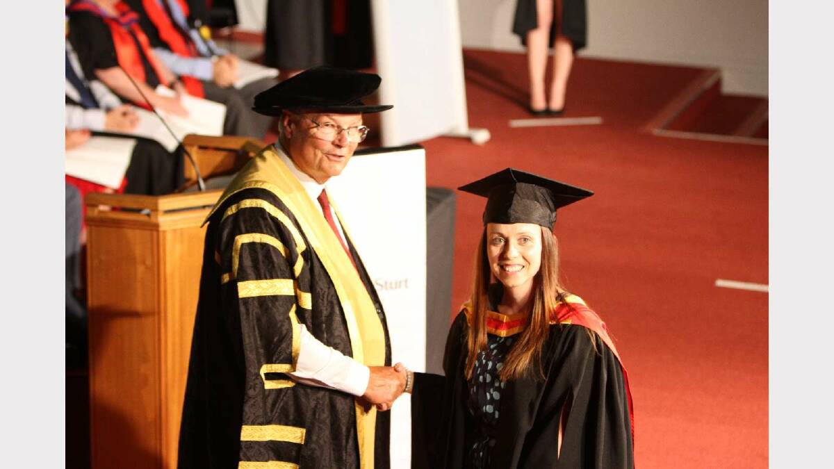 Graduating from Charles Sturt University with a Bachelor of Nursing is Keryn Maytom. Picture: Daisy Huntly