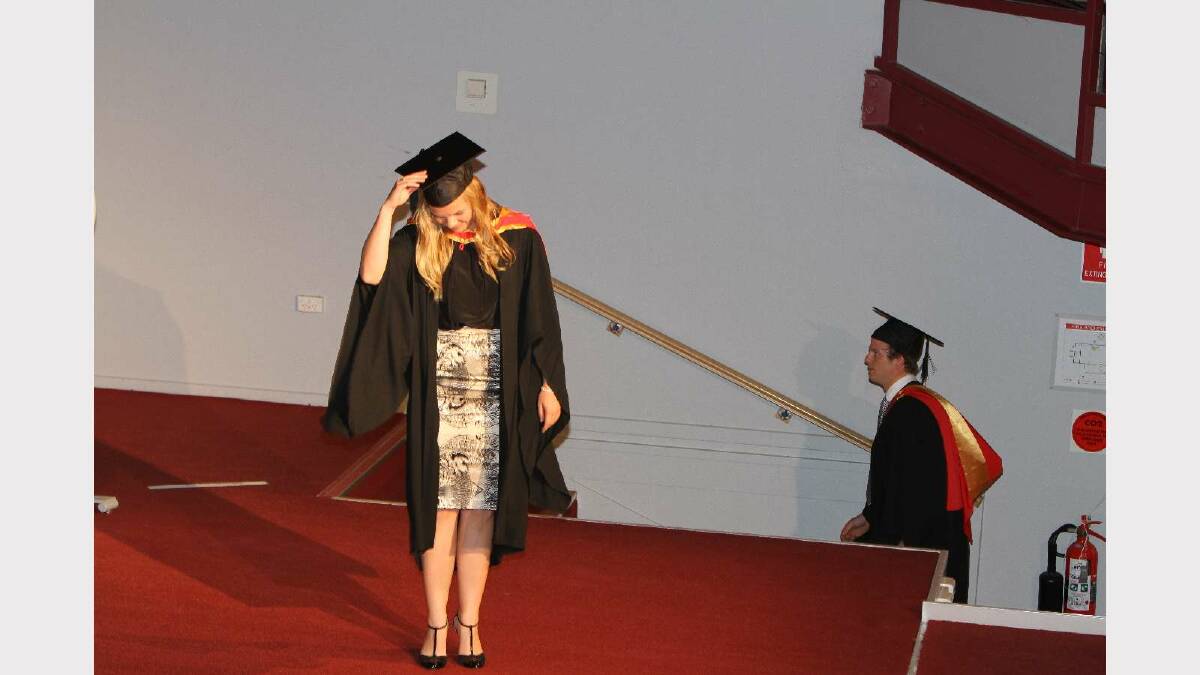 Graduating from Charles Sturt University with a Bachelor of Veterinary Biology/Bachelor of Veterinary Science is Teresa O'Hara. Picture: Daisy Huntly