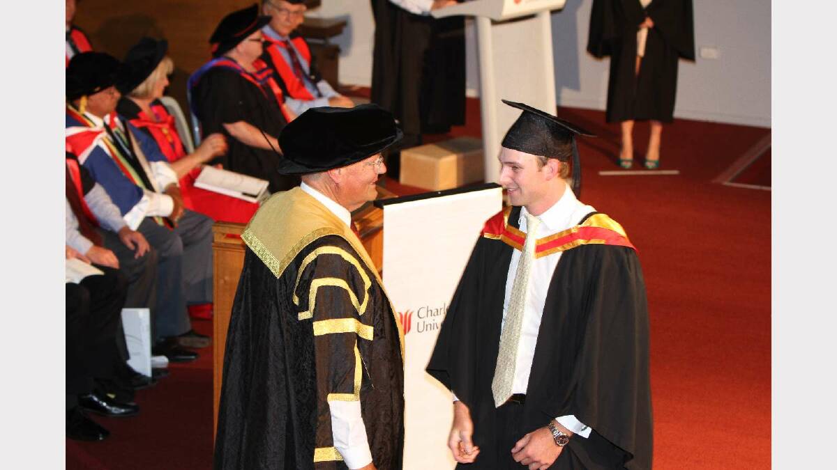 Graduating from Charles Sturt University with a Bachelor of Science/Bachelor of Teaching Secondary is Daniel Fox. Picture: Daisy Huntly