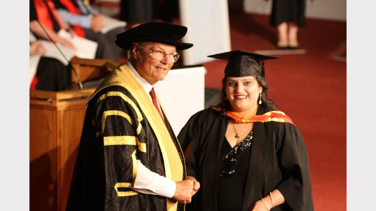 Graduating from Charles Sturt University with a Bachelor of Nursing is Gurvinder Janday. Picture: Daisy Huntly