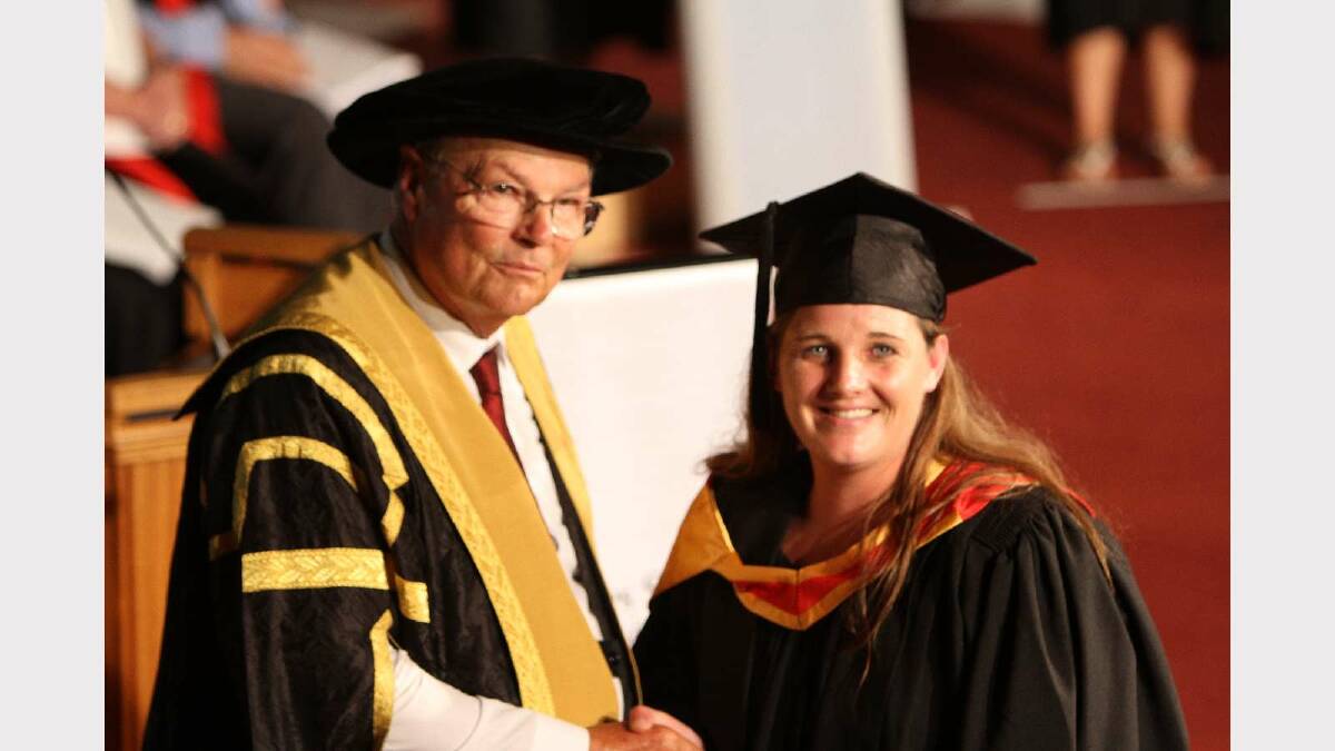 Graduating from Charles Sturt University with a Bachelor of Nursing is Donna Starr. Picture: Daisy Huntly