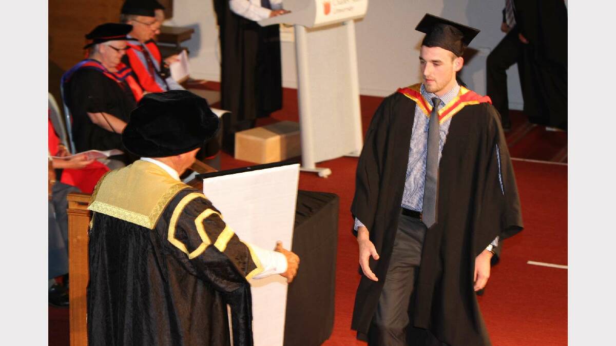 Graduating from Charles Sturt University with a Bachelor of Agriculture is Brendan O'Dea. Picture: Daisy Huntly