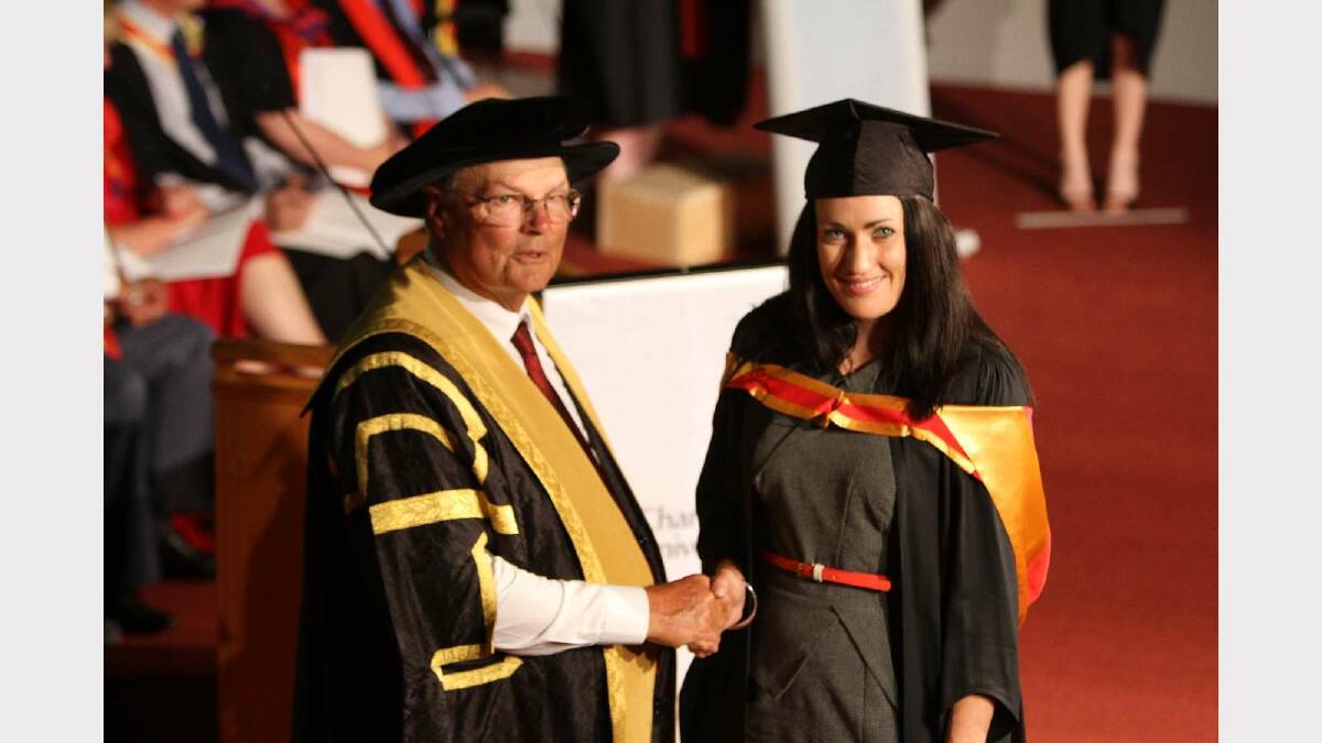 Graduating from Charles Sturt University with a Bachelor of Nursing with distinction is Lisa Drury. Picture: Daisy Huntly