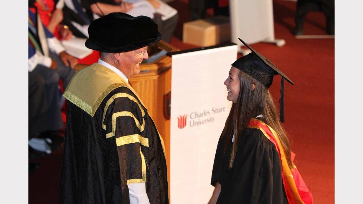 Graduating from Charles Sturt University with a Bachelor of Veterinary Biology/Bachelor of Veterinary Science is Sophie Doake. Picture: Daisy Huntly