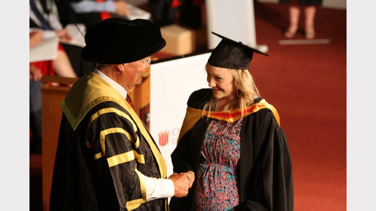 Graduating from Charles Sturt University with a Postgraduate Diploma of Midwifery is Alyssa Fitzpatrick. Picture: Daisy Huntly