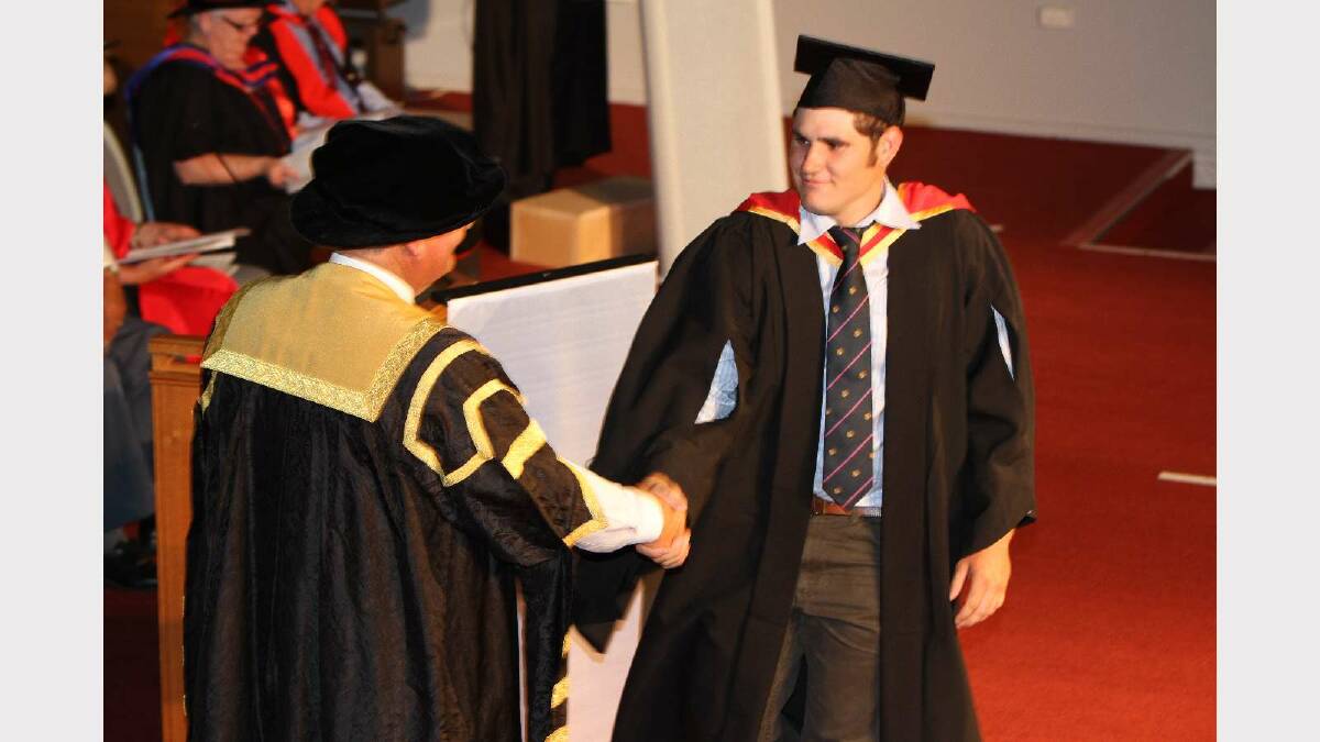 Graduating from Charles Sturt University with a Bachelor of Agricultural Science (Honours) is Thomas De Matta. Picture: Daisy Huntly