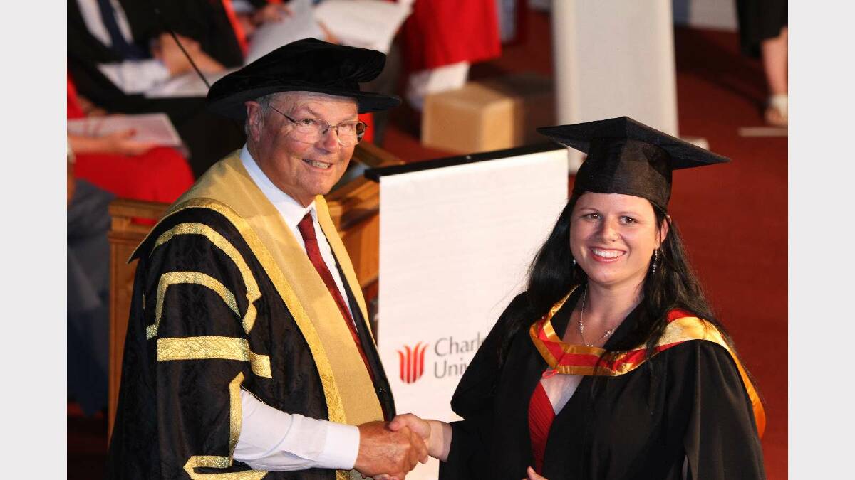 Graduating from Charles Sturt University with a Bachelor of Animal Science (Honours), with Honours Class 2 Division 1 is Maria Boesiger. Picture: Daisy Huntly