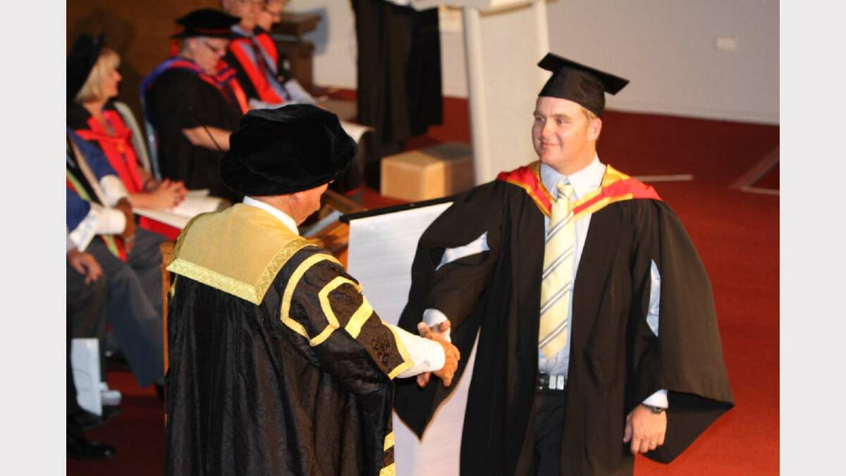 Graduating from Charles Sturt University with a Bachelor of Science (Agriculture) is Benjamin Mangelsdorf. Picture: Daisy Huntly