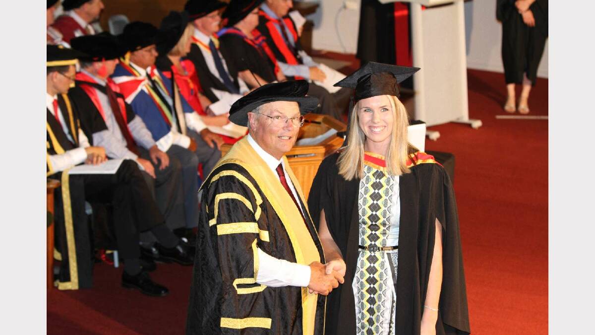 Graduating from Charles Sturt University with a Bachelor of Veterinary Biology/Bachelor of Veterinary Science is Hannah Reid. Picture: Daisy Huntly