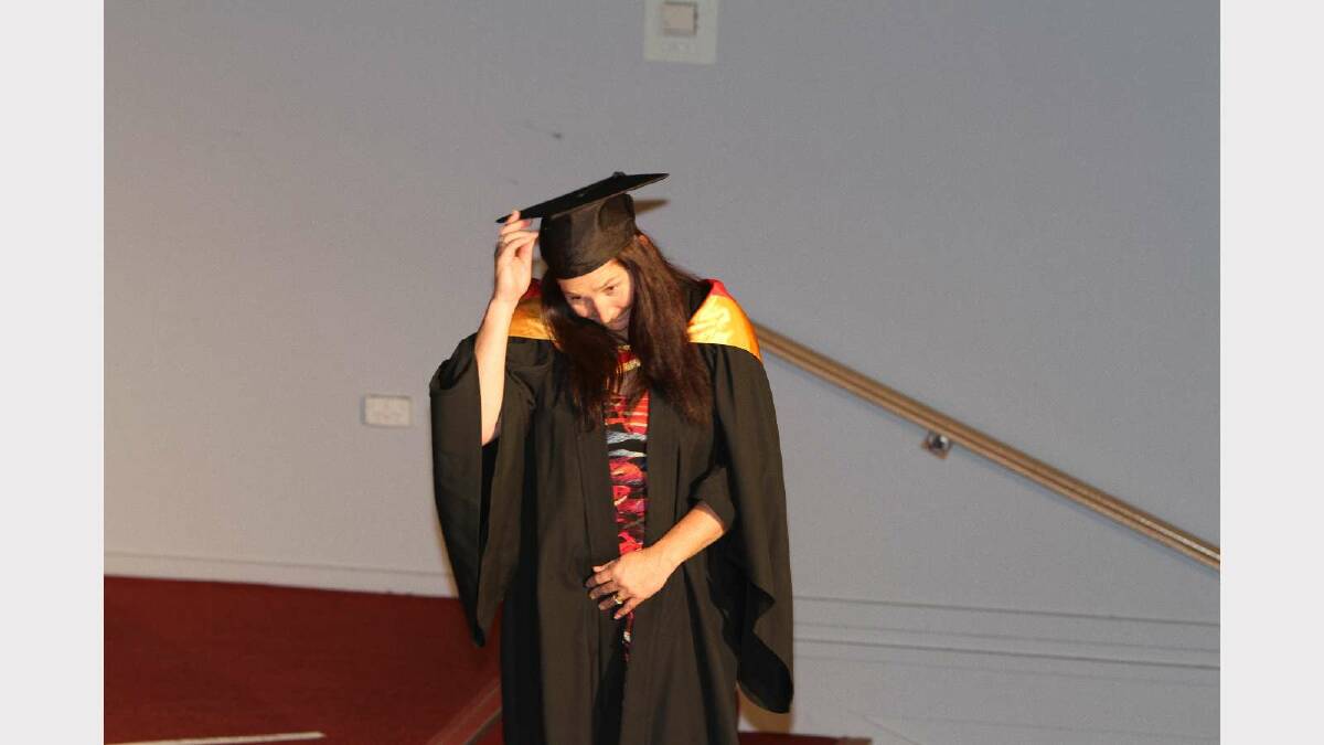 Graduating from Charles Sturt University with a Bachelor of Nursing is Gillian McLean. Picture: Daisy Huntly
