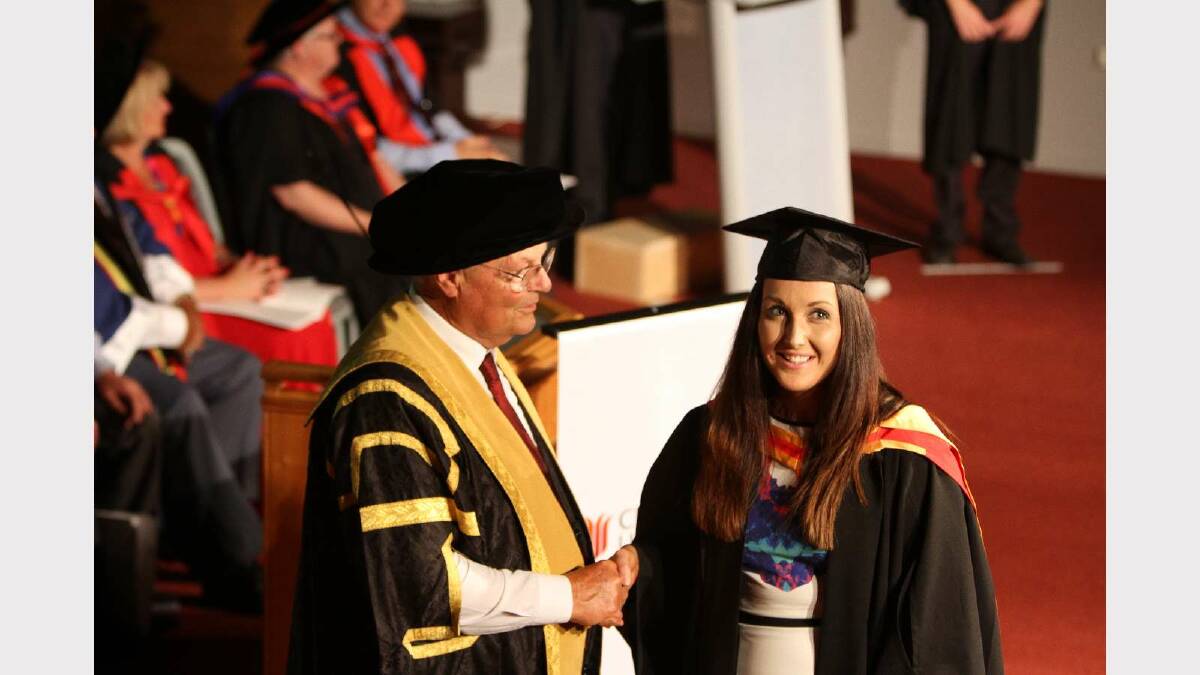Graduating from Charles Sturt University with a Bachelor of Science/Bachelor of Teaching Secondary is Kate Tonkin. Picture: Daisy Huntly