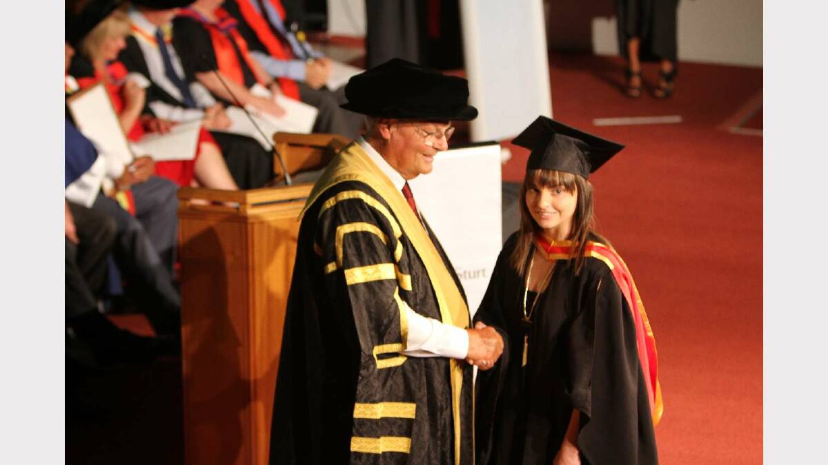 Graduating from Charles Sturt University with a Bachelor of Nursing is Nicole Murphy. Picture: Daisy Huntly