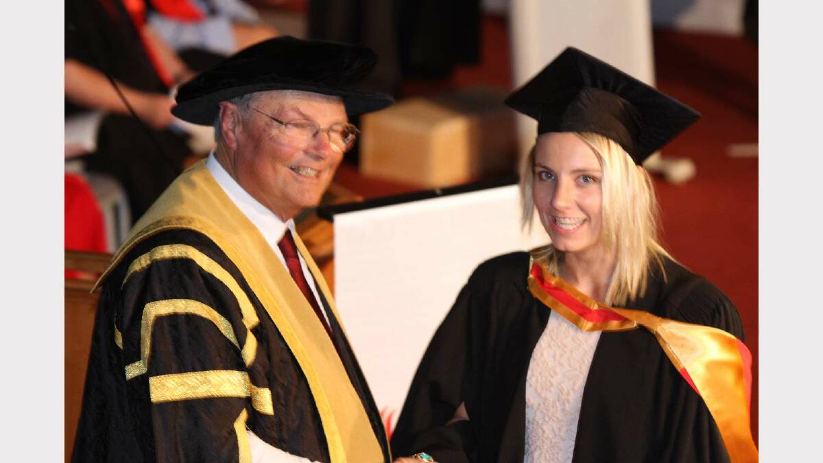Graduating from Charles Sturt University with a Bachelor of Science/Bachelor of Teaching Secondary is Chloe Gardiner. Picture: Daisy Huntly