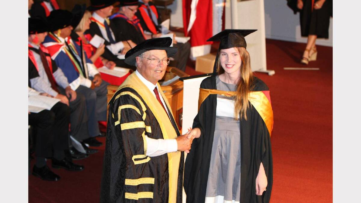 Graduating from Charles Sturt University with a Bachelor of Equine Science is Rachel Seider. Picture: Daisy Huntly