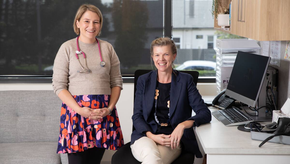 Nova Health GP obstetrician Trudi Beck, pictured with GP colleague Carla Flynn, will be a local expert witness at the birth trauma inquiry's Wagga hearing next week. File picture by Madeline Begley