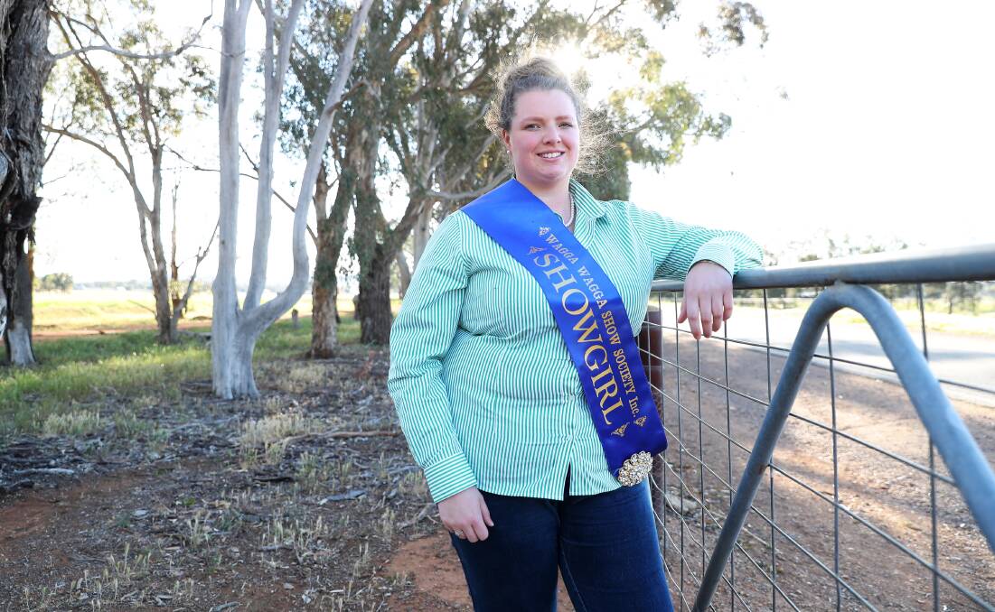 ROYAL JOURNEY: Wagga Showgirl, Kate Webster will head to the Sydney Royal Easter Show to represent this region. Picture: Emma Hillier