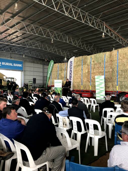 ON THE CALENDAR: Participants lodge their interest in an upcoming fodder industry event at Elmore. Picture: Supplied