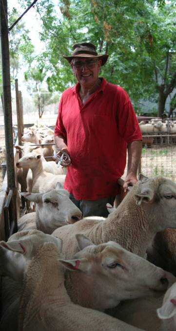 TOP PERFORMERS: Murray Long will help run a national trial which has a base flock at Temora in southern NSW.