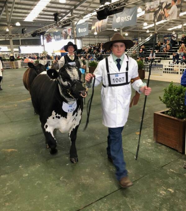 LOOKING BACK: Tyrone Heritage of Billabong High School is pictured at Royal Melbourne Show in 2019. Picture: Supplied