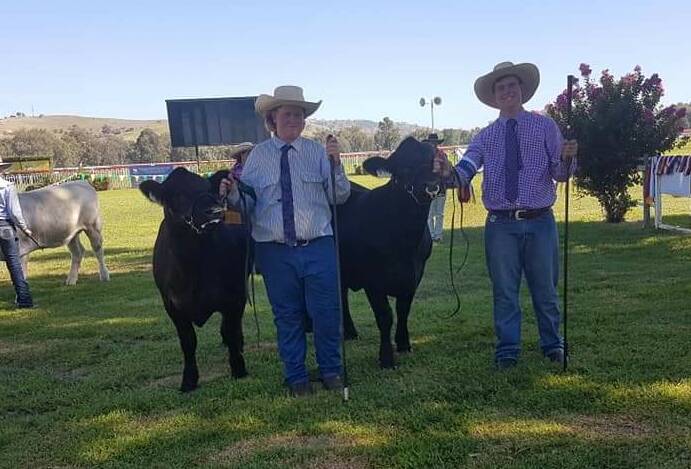 BROTHERS: Ed and Hamish Maclure of Tarcutta in southern NSW have learned a lot from showing cattle and attending cattle shows.