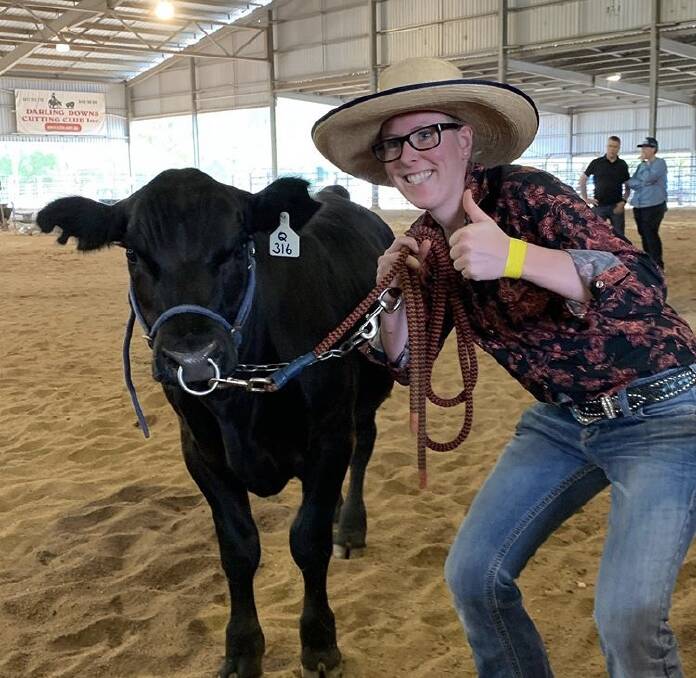TIME WELL SPENT: Jaimee McQuellin at the 2020 Angus Youth Roundup in Toowoomba. Picture: Supplied