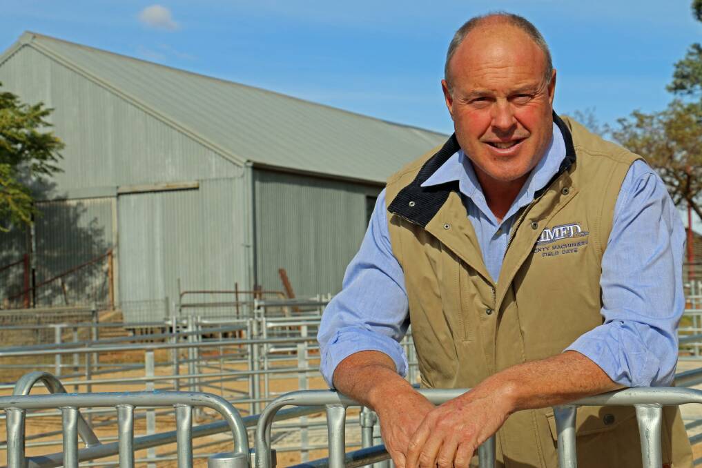 FIELD DAY INTEREST: Henty district farmer Rohan Bahr is the member on the board at the Henty Machinery Field Days. 