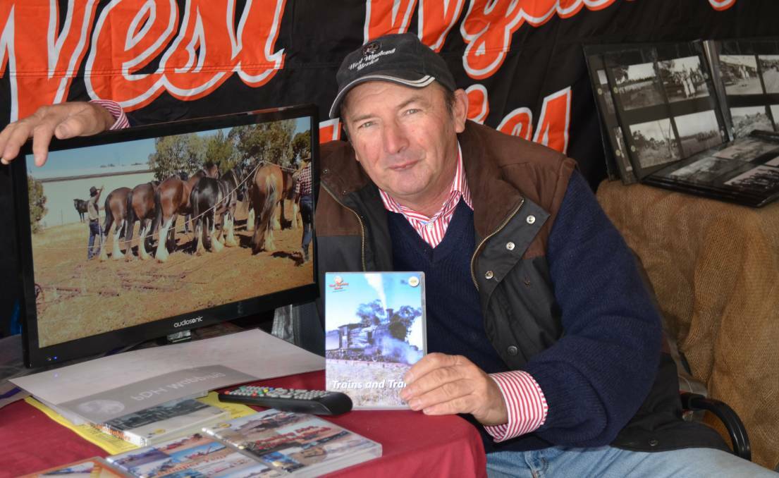 IN THE BOX SEAT: Ross Harmer of West Wyalong has helped to make 21 documentaries telling rural stories. Picture: Nikki Reynolds 