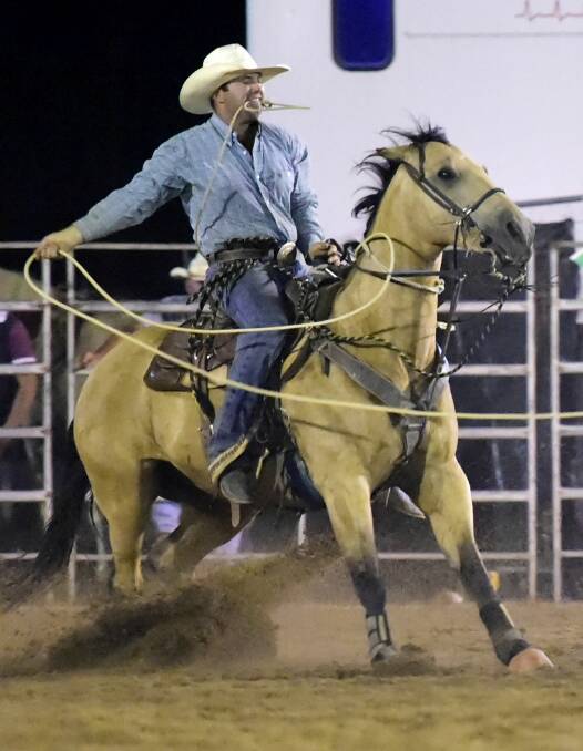 IN FORM: Southern NSW rodeo competitor Clay Bush of Yass will head to the Hay Rodeo on Saturday. Picture: Dave Ethell