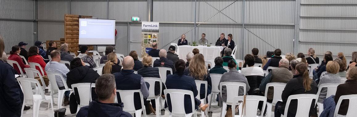 TOPICS: FarmLink hosts an event about tackling the issues facing farming families. The event was held at the Temora Agricultural Innovation Centre. 