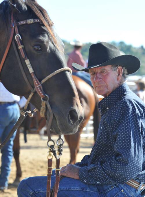 HALL OF FAME: Age is no barrier for cowboy Bob Holder, 87, of Cootamundra. 
