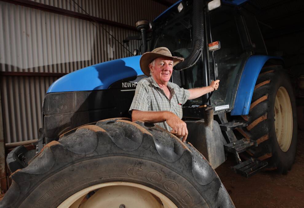 GOING FORWARD: Alan Brown is the NSW Farmers Wagga and district branch chairman and talks about the hail damage to crops throughout the Riverina and southern NSW. Picture: Les Smith