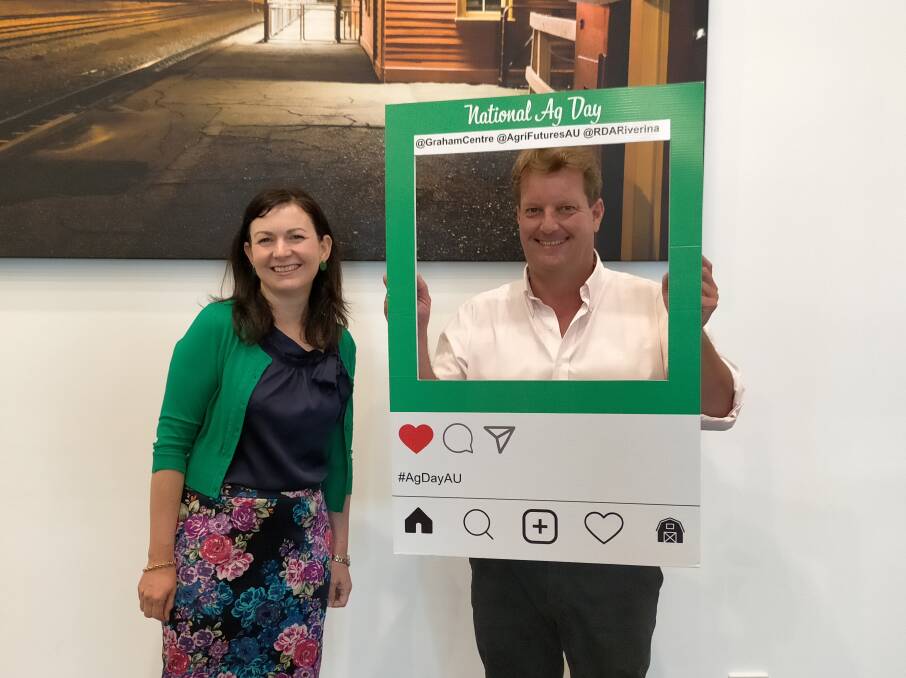 RURAL FOCUS: RDA Riverina chief executive officer Rachel Whiting and chairman Richard Allsopp. Picture: Supplied