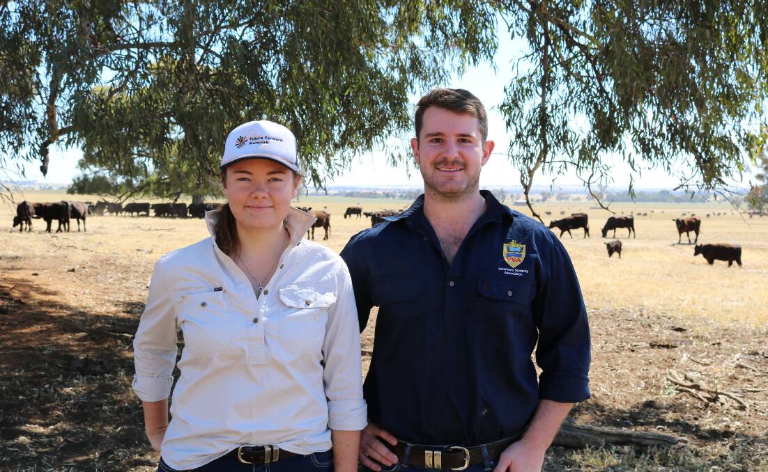  Rebecca Dean and Michael van Diggelen were selected from 18 high-standard applicants to be awarded $5,000 beef research internships.