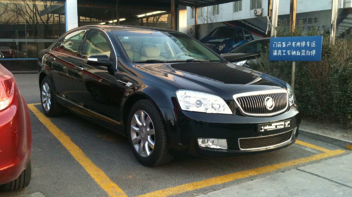 Bradley Perrett's car in Beijing, a Holden assembled in Shanghai and badged as a Buick. Picture by Bradley Perrett