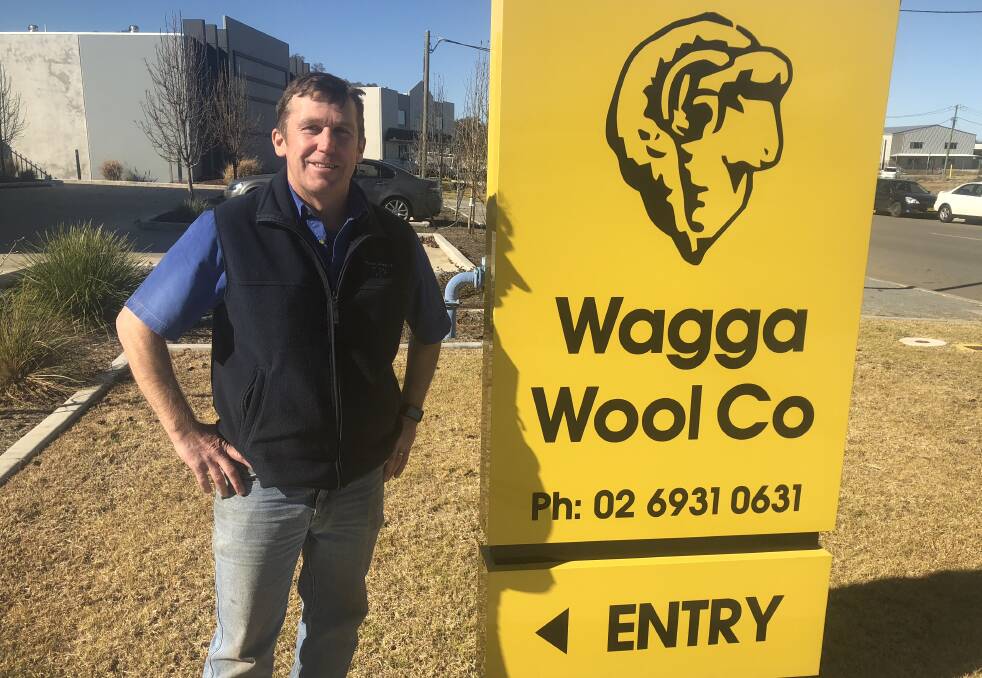 CO-OWNER Stephen Dill said Wagga Wool Co specialises in "handling wool for all clients, whether they have 200 bales or only a couple of butts”.