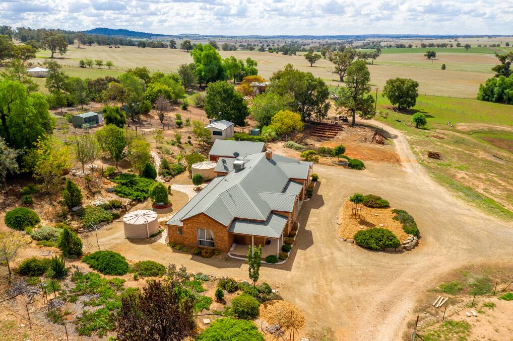 STUNNING: "Cooeeyana" enjoys views of the Downside district in the Wagga City Council area and comprises 192 hectares (474 acres) both sides of the Malebo range.