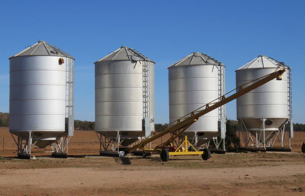 IMPROVEMENTS: 'Hillview' is the most 'developed' of the three properties with its comfortable home and silo storage for grain and fertiliser.