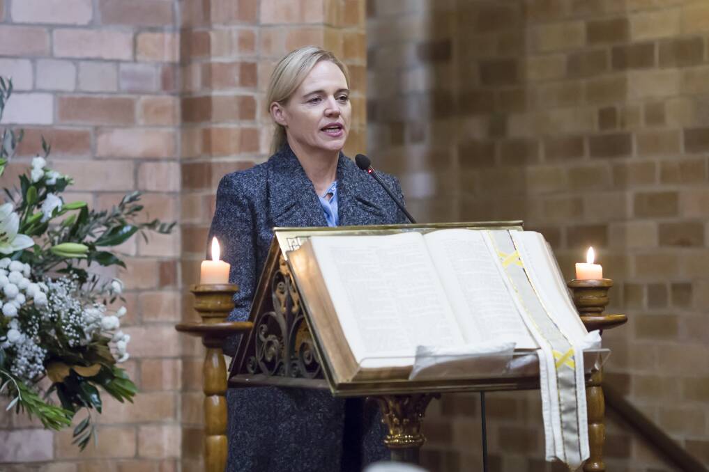 WELCOME: New principal of Canberra Girls Grammar School, Anna Owen, at her commissioning service.