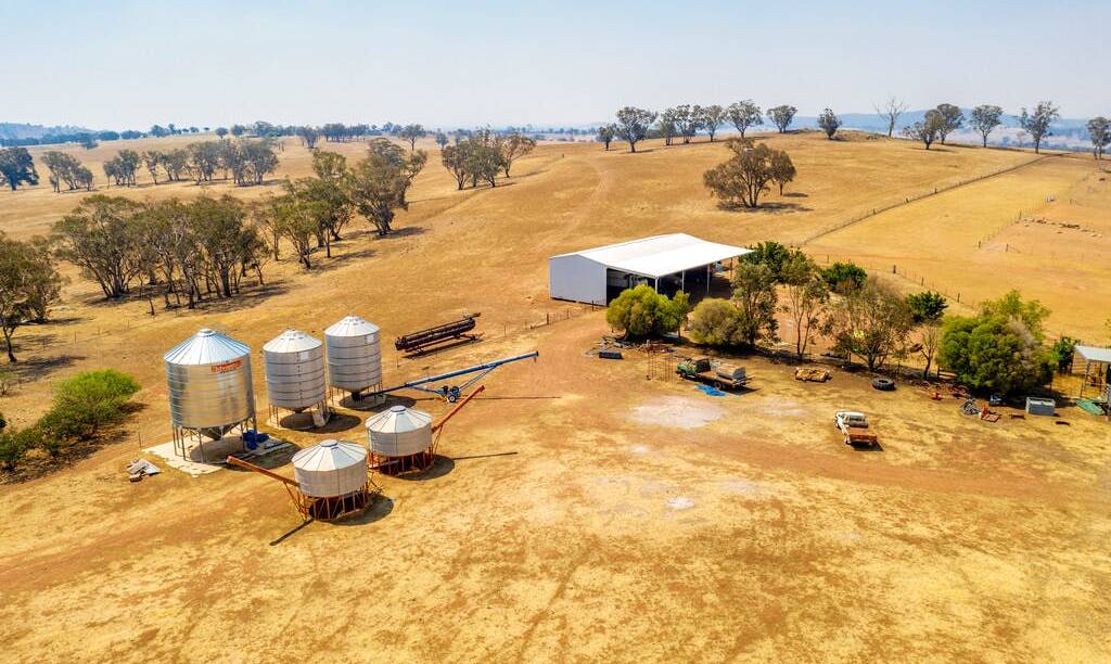 IMPROVEMENTS: The property will be sold with silo storage, as well as a range of shedding and a four-stand shearing shed.