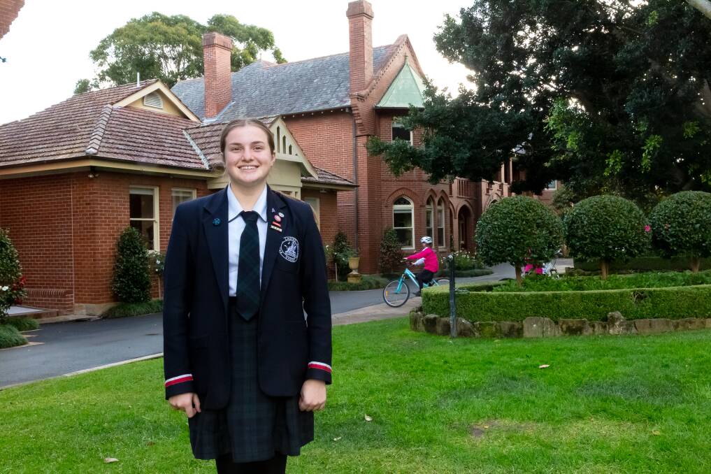 WELCOMED: Year 11 boarder Isabel Wilson of Narromine has felt right at home during her time at Pymble College.