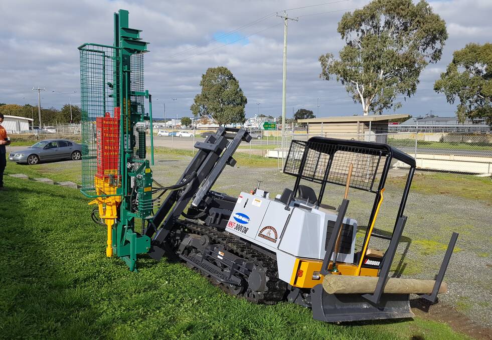 POST DRIVER: Munro Engineers has sold thousands of its posthole drivers in Australia and across the world.