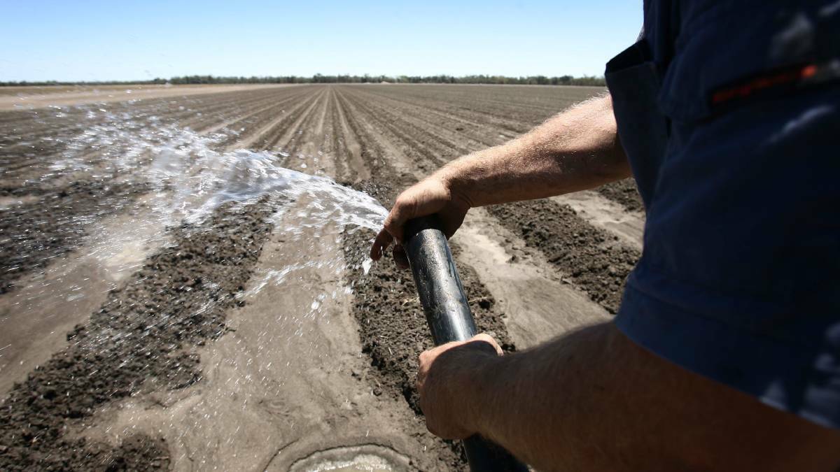 WATER WORRIES: Irrigation farmers have been reminded to use their excess water or run the risk of losing it.