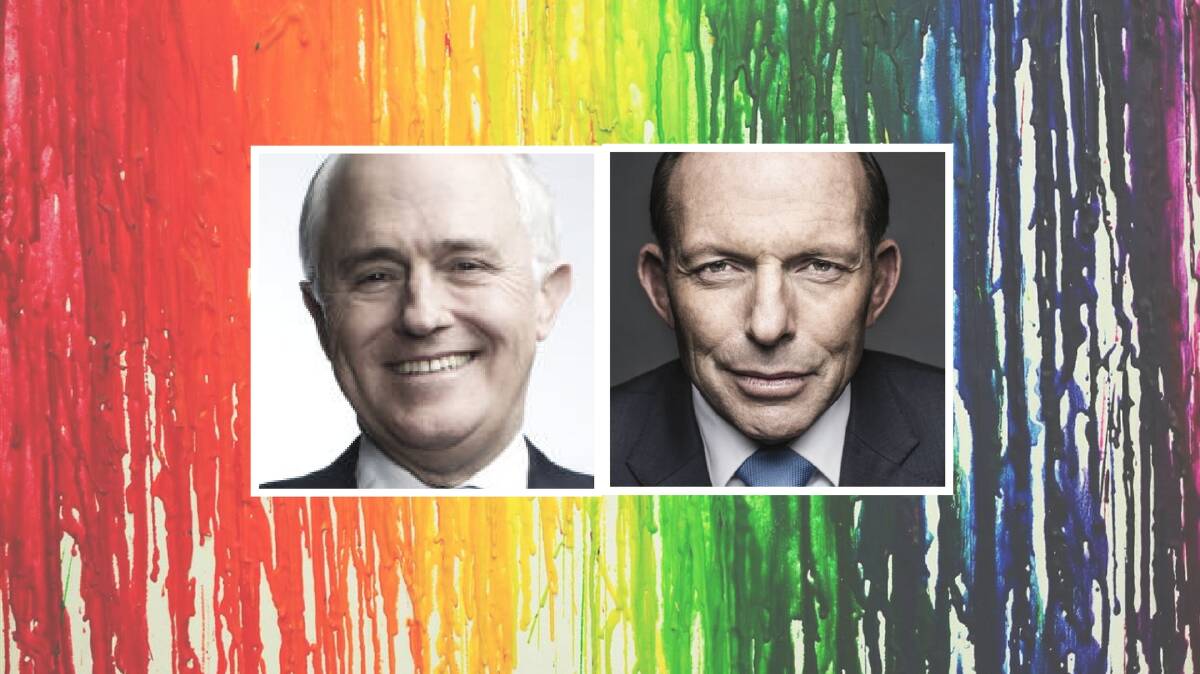 Prime Minister Malcolm Turnbull and former PM Tony Abbott are vocal on thesame-sex marriage issue.