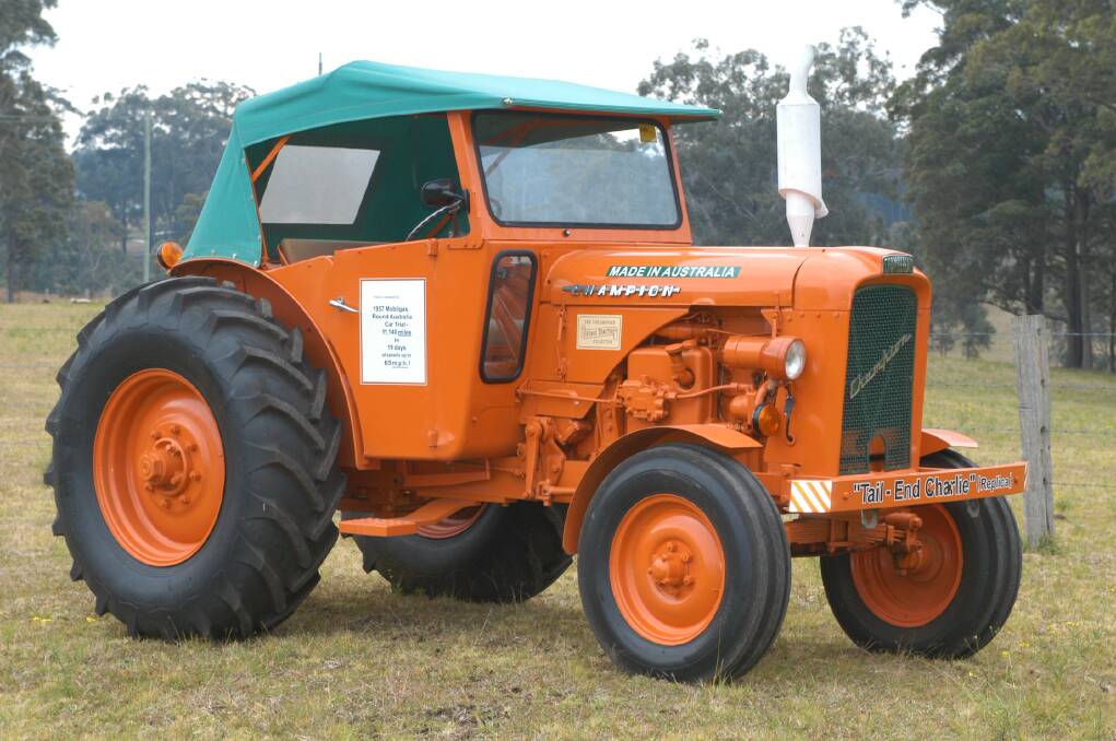 TRUE CHAMPION: A restored Chamberlain Champion tractor which were a familiar sight on Australian farms in the 1960s.