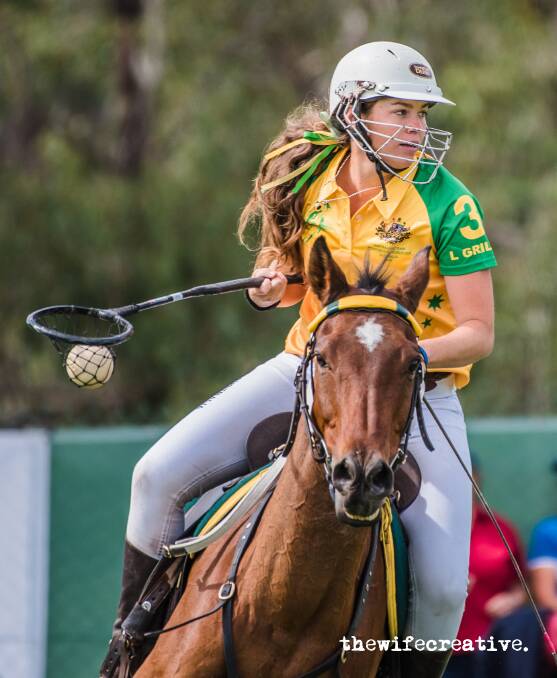 Holbrook's Lucy Grills was named the female player of the tournament after starring for Australia in Queensland. Picture: WIFE CREATIVE